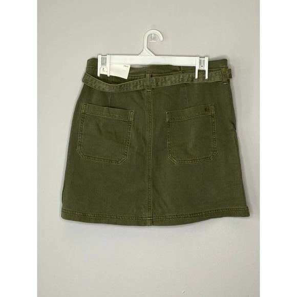 NWT AE High rise paperbag mini Skirt M - Picture 2 of 5